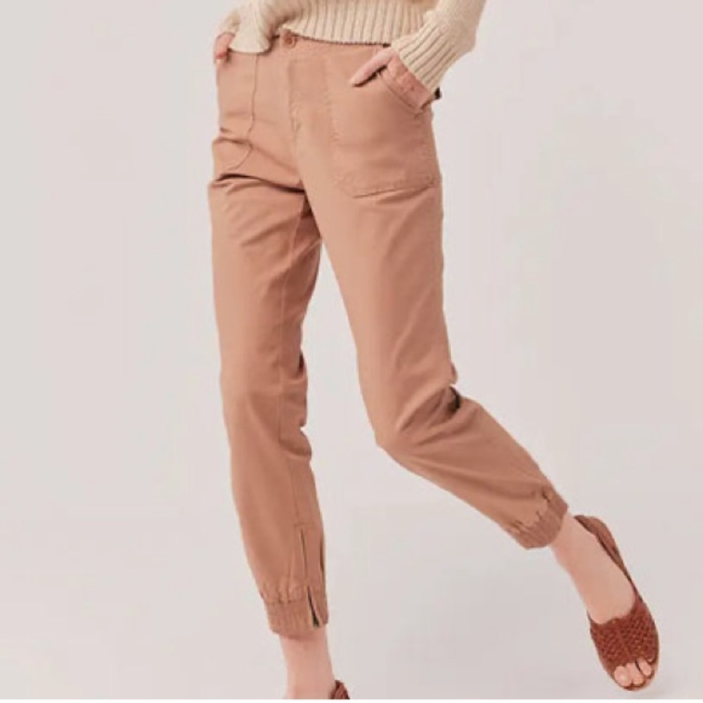 Pact Woven Twill Utility Jogger-Clay